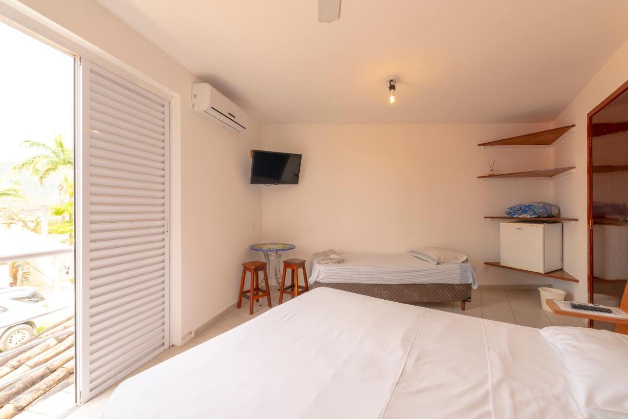 Pousada Pe Na Areia Caraguatatuba Ngoại thất bức ảnh
