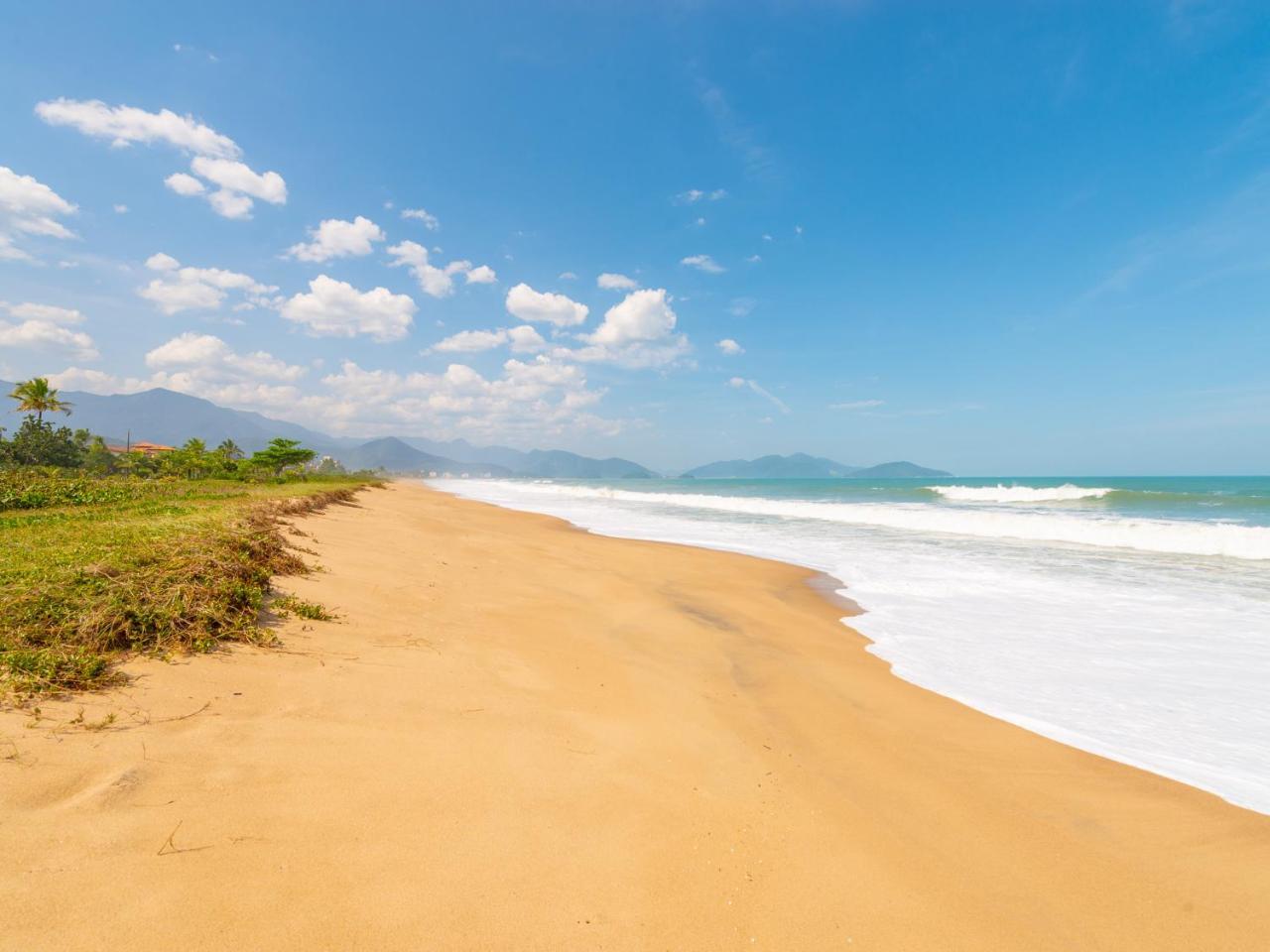 Pousada Pe Na Areia Caraguatatuba Ngoại thất bức ảnh