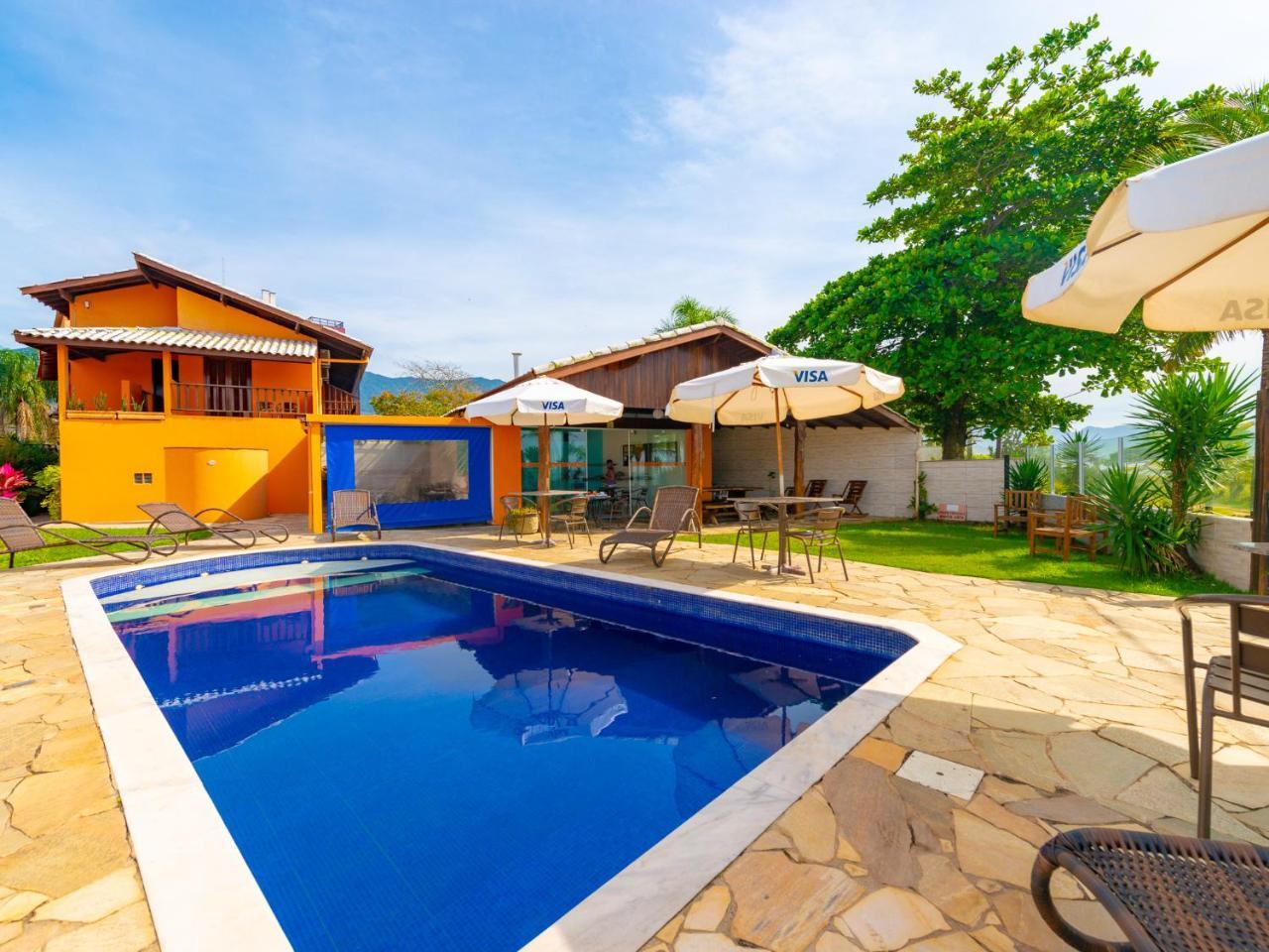 Pousada Pe Na Areia Caraguatatuba Ngoại thất bức ảnh