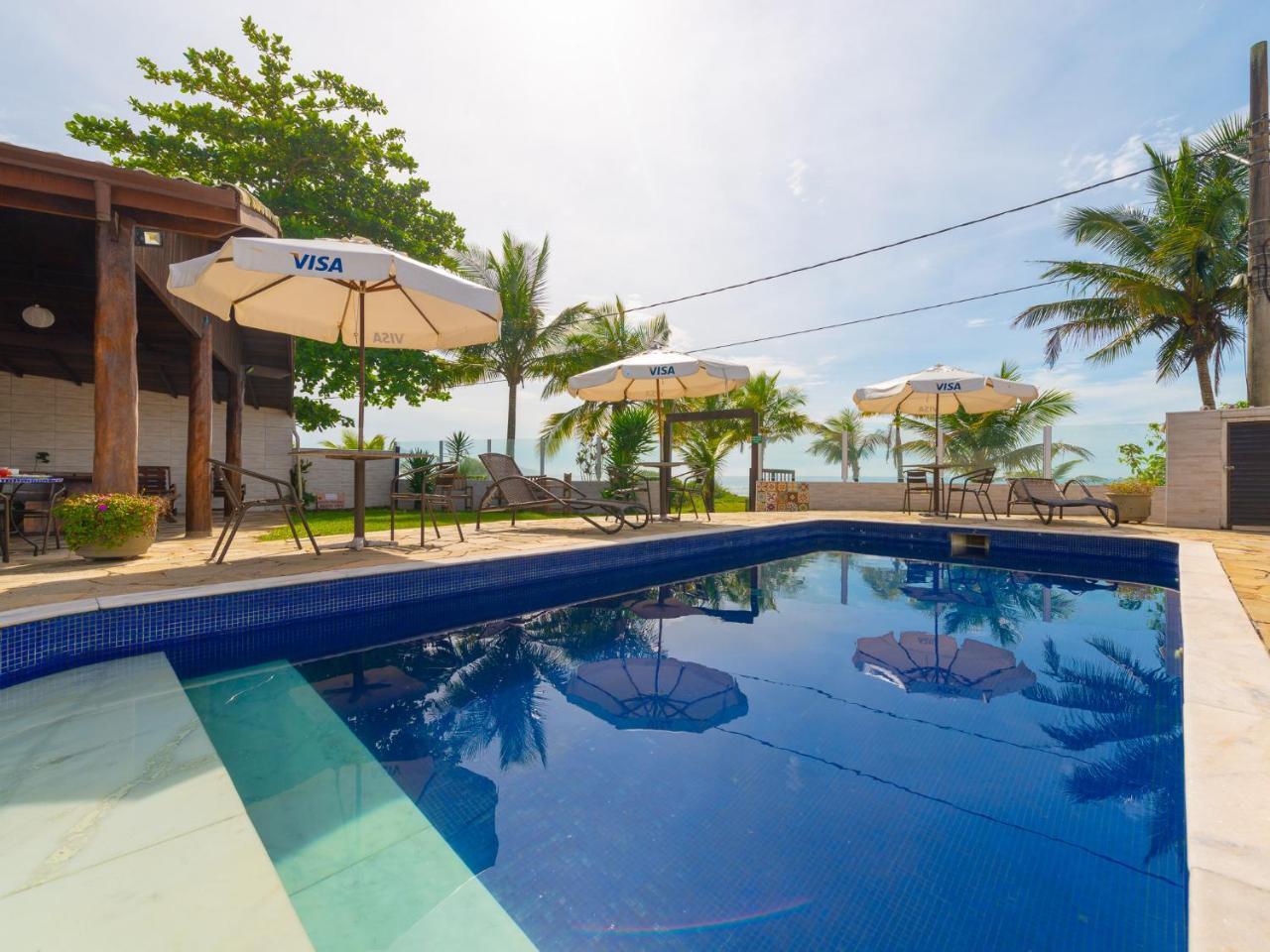 Pousada Pe Na Areia Caraguatatuba Ngoại thất bức ảnh