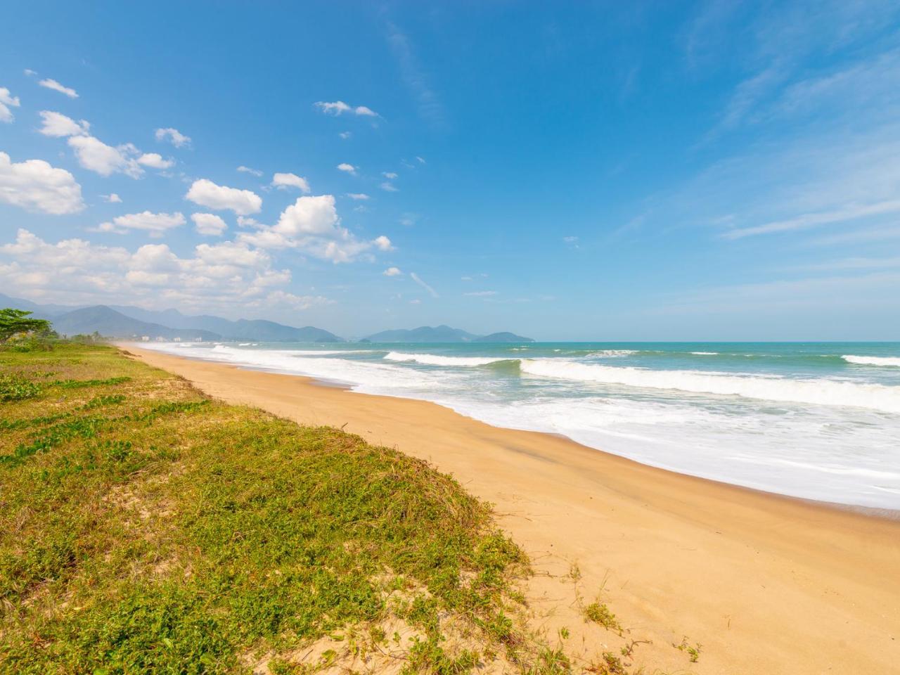 Pousada Pe Na Areia Caraguatatuba Ngoại thất bức ảnh