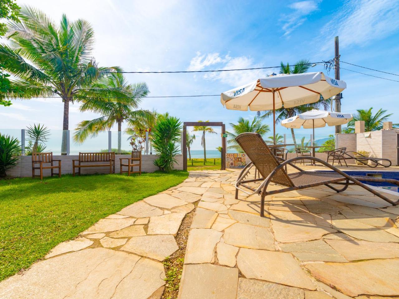 Pousada Pe Na Areia Caraguatatuba Ngoại thất bức ảnh